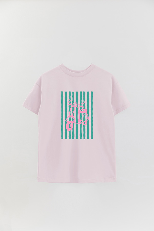 REMERA OVER ESTAMPADA ITALIAN MOTO