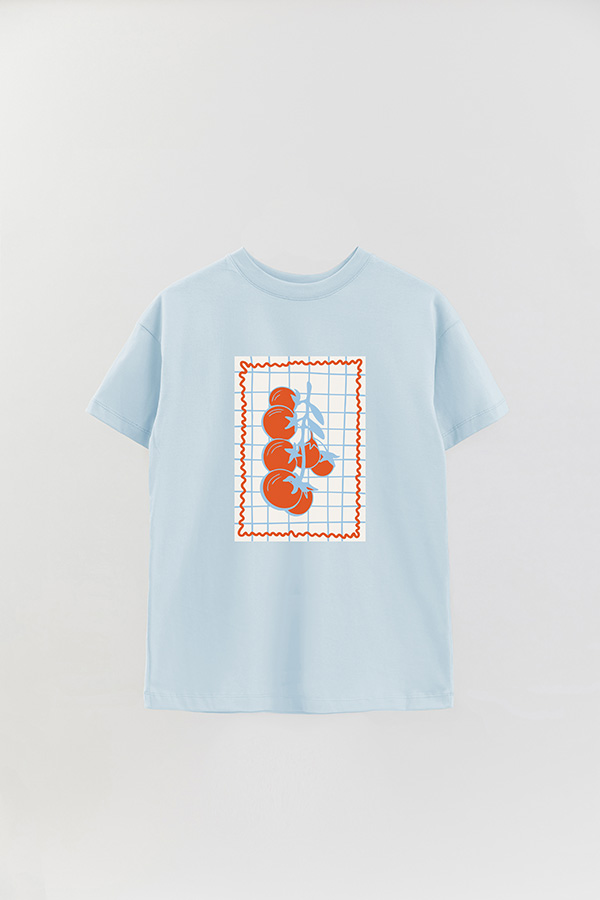 REMERA OVER ESTAMPADA ITALIAN TOMATO