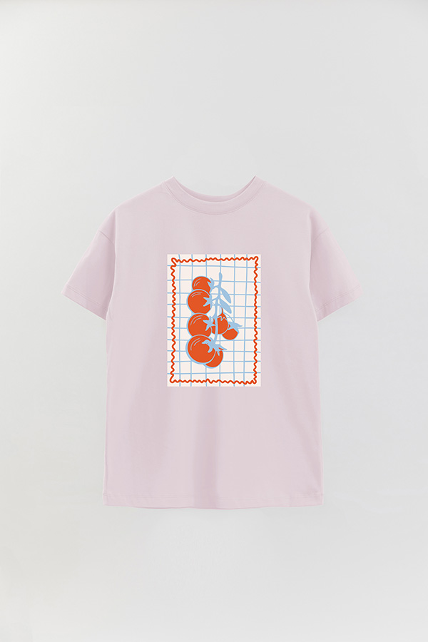 REMERA OVER ESTAMPADA ITALIAN TOMATO