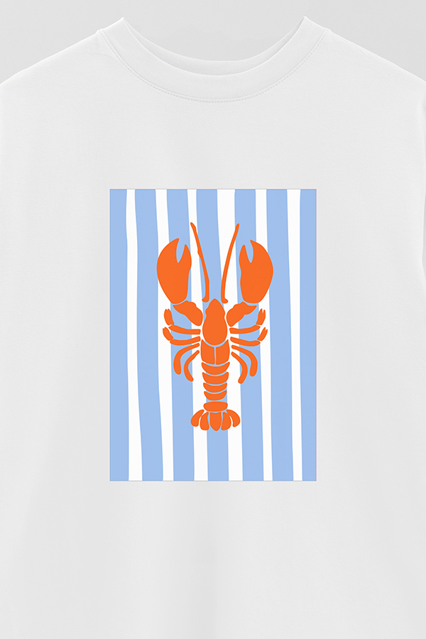 REMERA OVER ESTAMPADA ITALIAN LOBSTER II