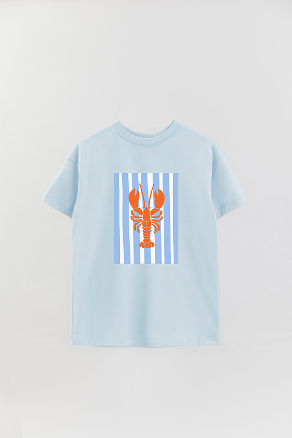 REMERA OVER ESTAMPADA ITALIAN LOBSTER II