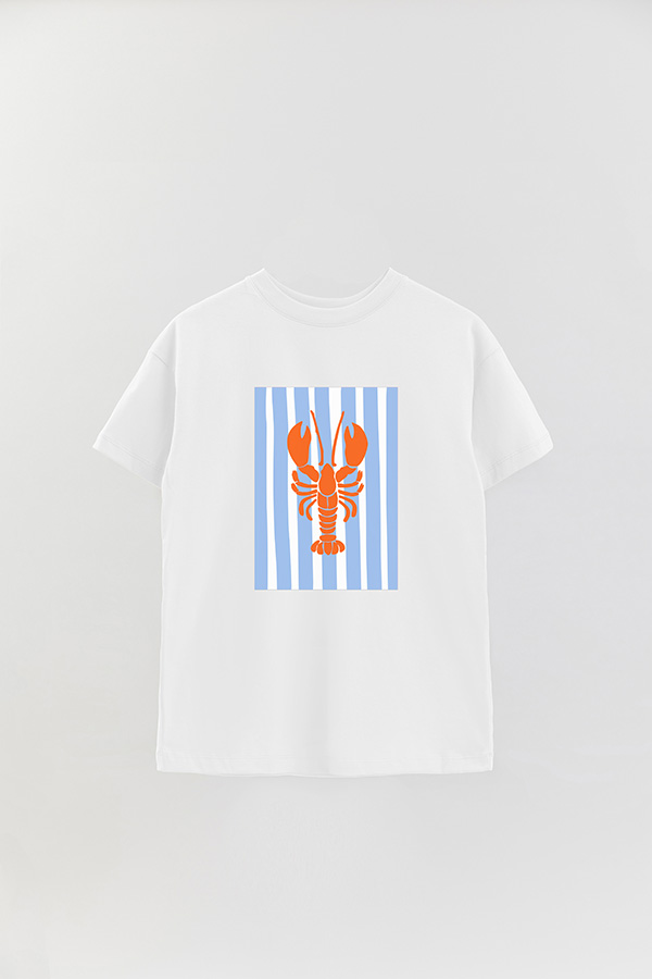 REMERA OVER ESTAMPADA ITALIAN LOBSTER II