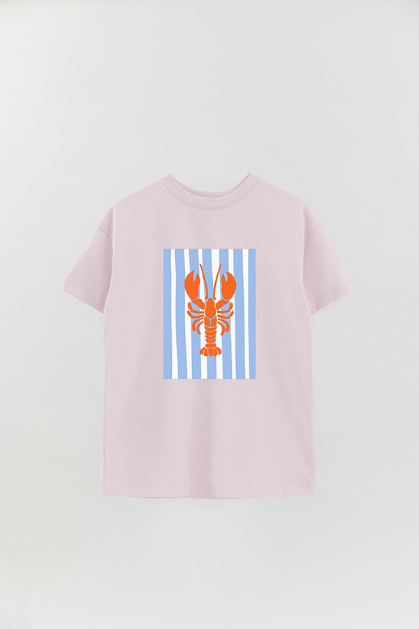 REMERA OVER ESTAMPADA ITALIAN LOBSTER II