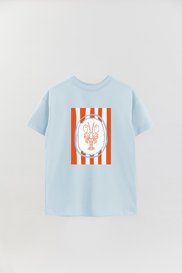 REMERA OVER ESTAMPADA ITALIAN LOBSTER III