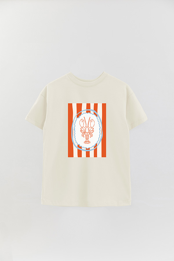 REMERA OVER ESTAMPADA ITALIAN LOBSTER III