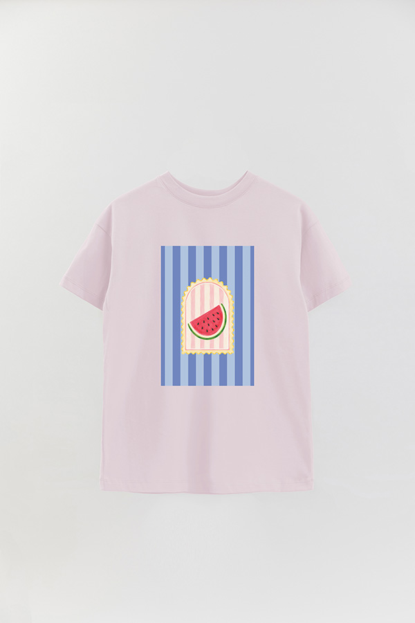REMERA OVER ESTAMPADA ST WATERMELON