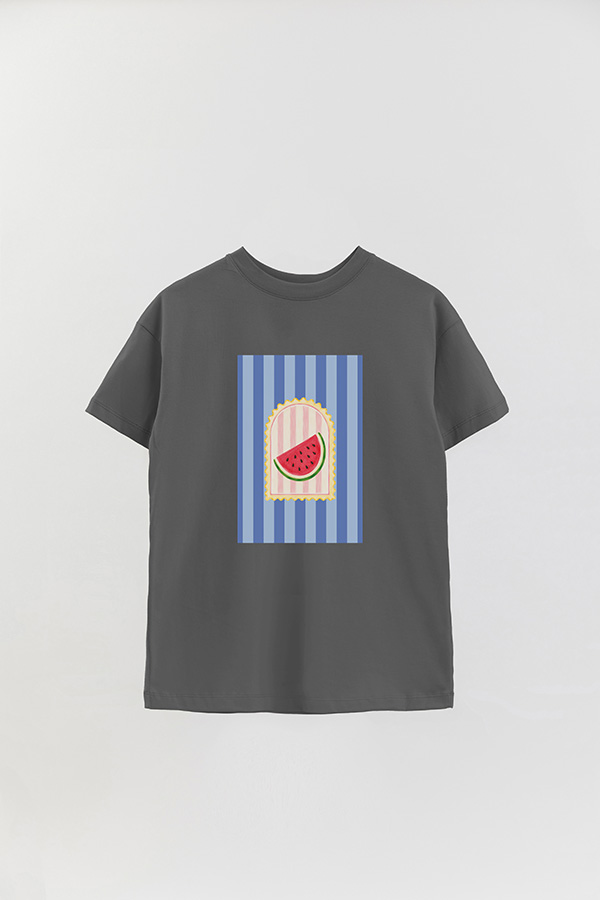 REMERA OVER ESTAMPADA ST WATERMELON