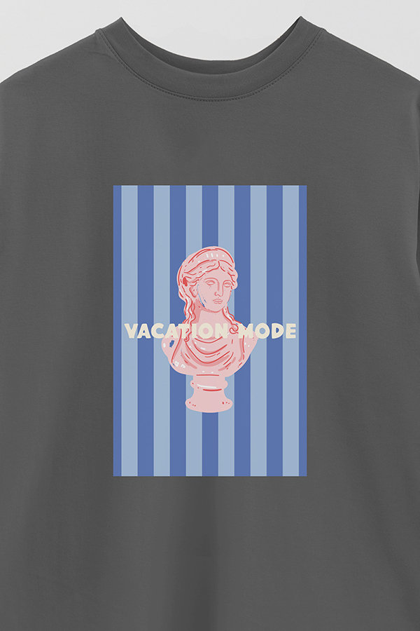 REMERA OVER ESTAMPADA ST VACATION MODE