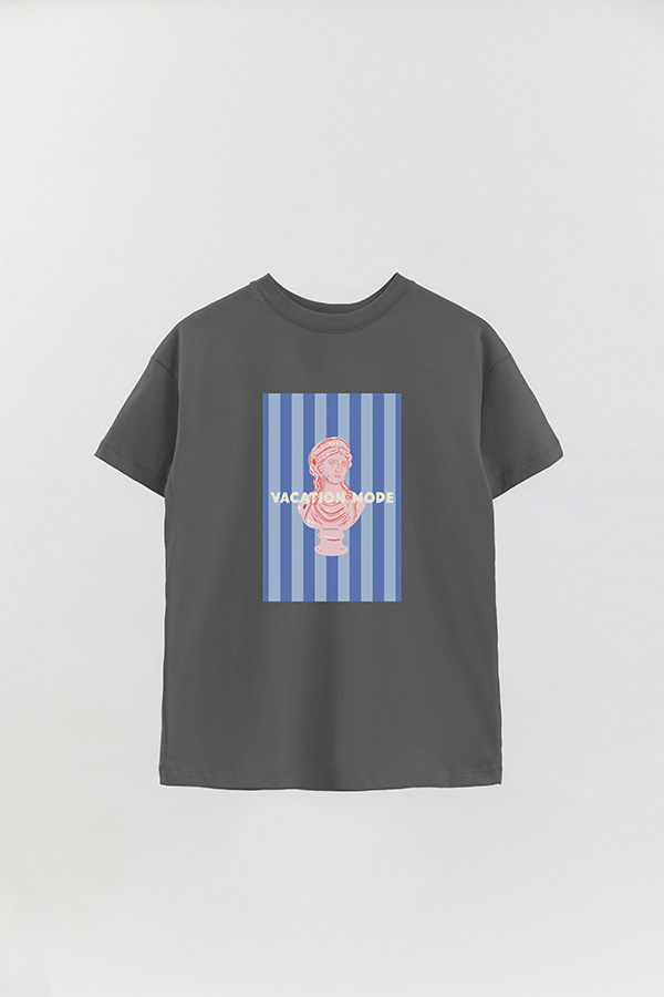 REMERA OVER ESTAMPADA ST VACATION MODE