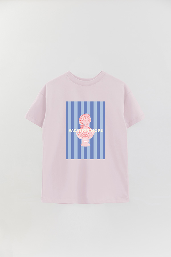 REMERA OVER ESTAMPADA ST VACATION MODE