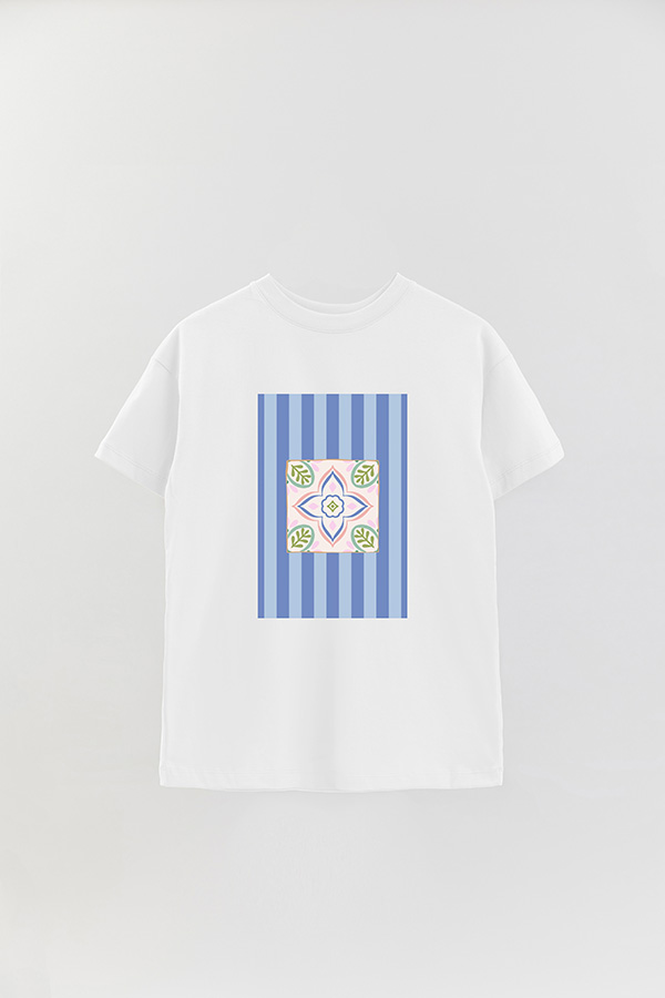 REMERA OVER ESTAMPADA ST TILE