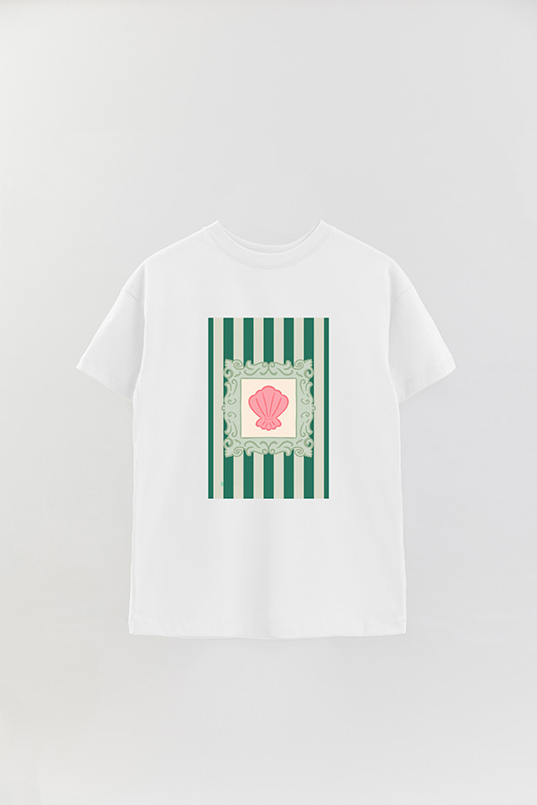 REMERA OVER ESTAMPADA ST SHELL FRAME