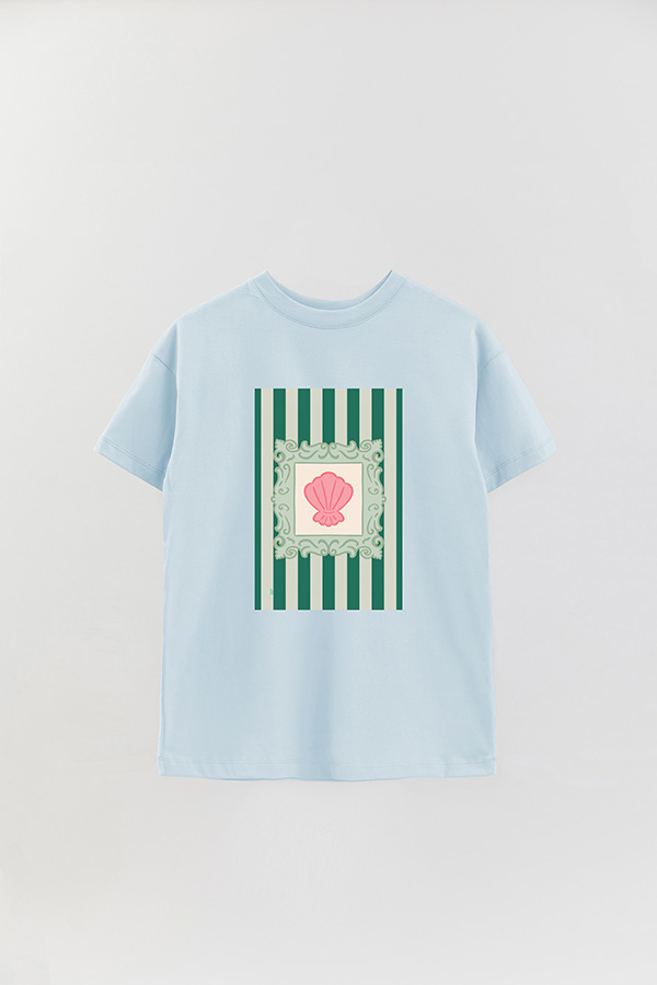 REMERA OVER ESTAMPADA ST SHELL FRAME