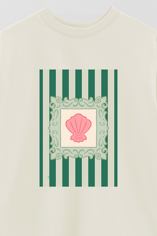 REMERA OVER ESTAMPADA ST SHELL FRAME