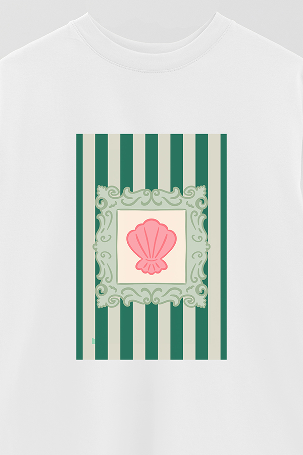 REMERA OVER ESTAMPADA ST SHELL FRAME