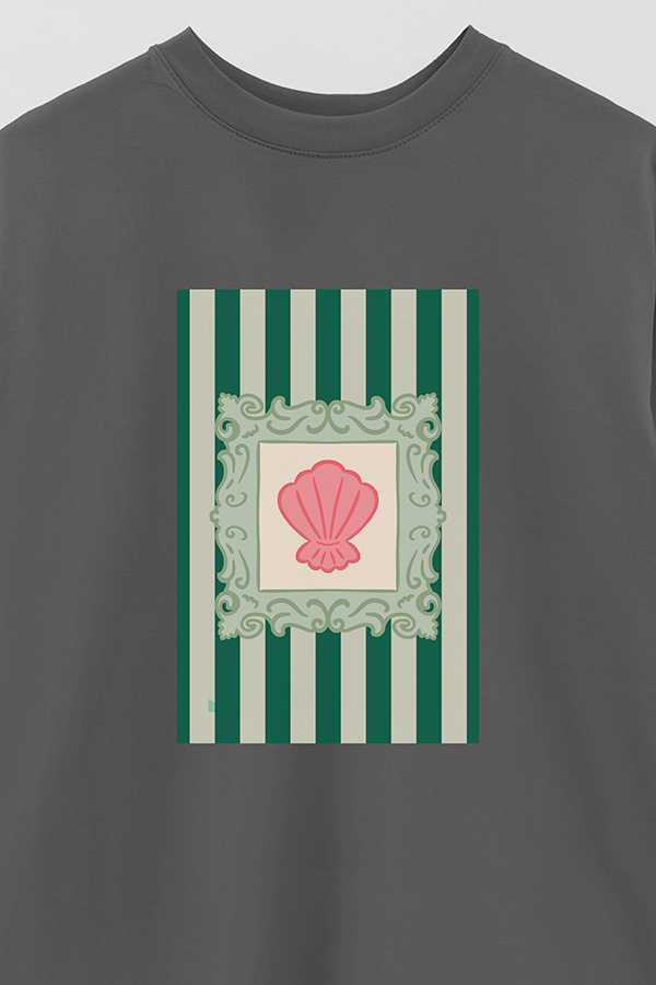 REMERA OVER ESTAMPADA ST SHELL FRAME