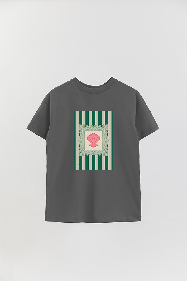 REMERA OVER ESTAMPADA ST SHELL FRAME