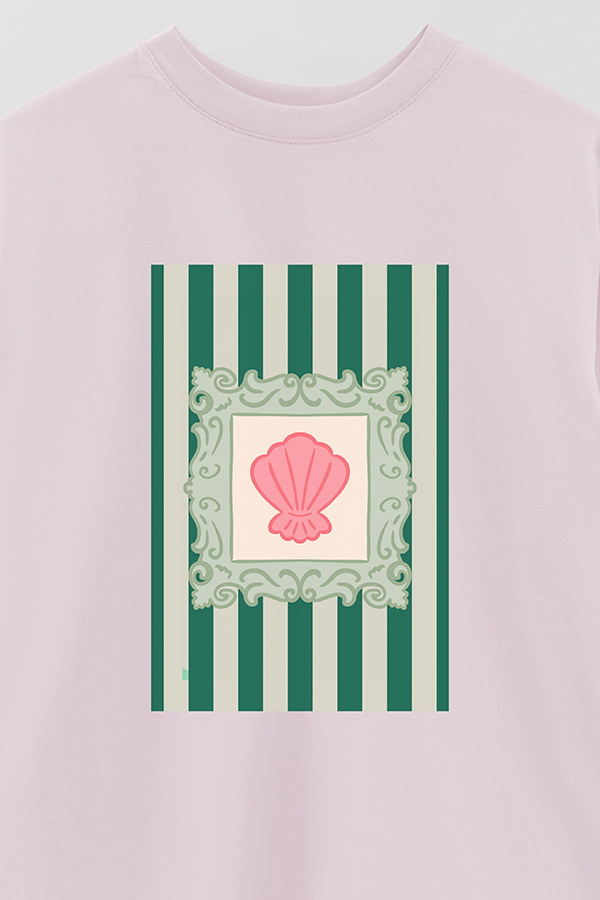 REMERA OVER ESTAMPADA ST SHELL FRAME