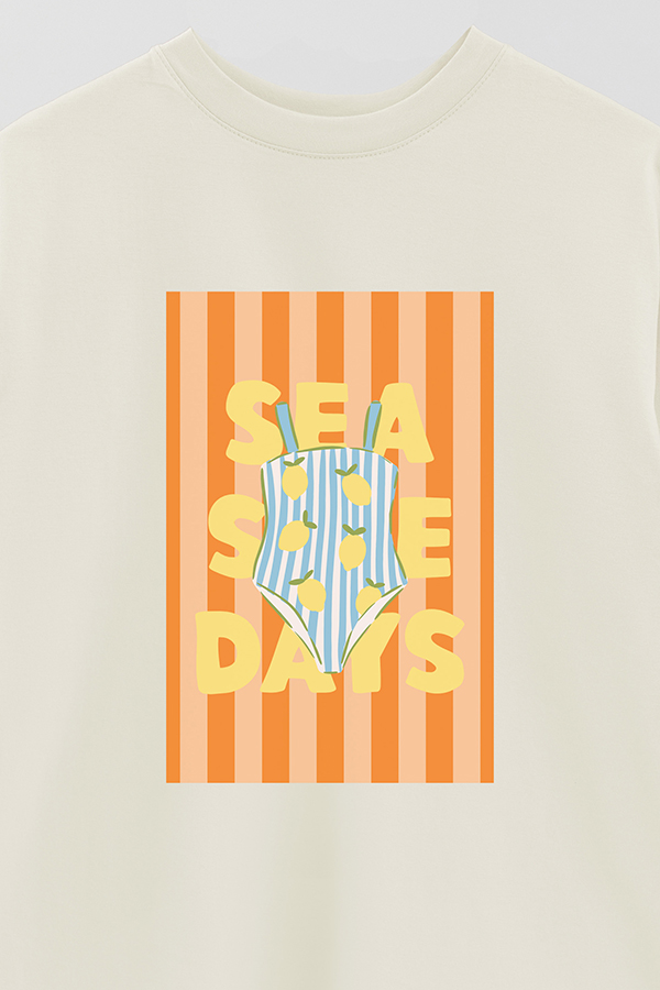 REMERA OVER ESTAMPADA ST SEASIDE DAYS