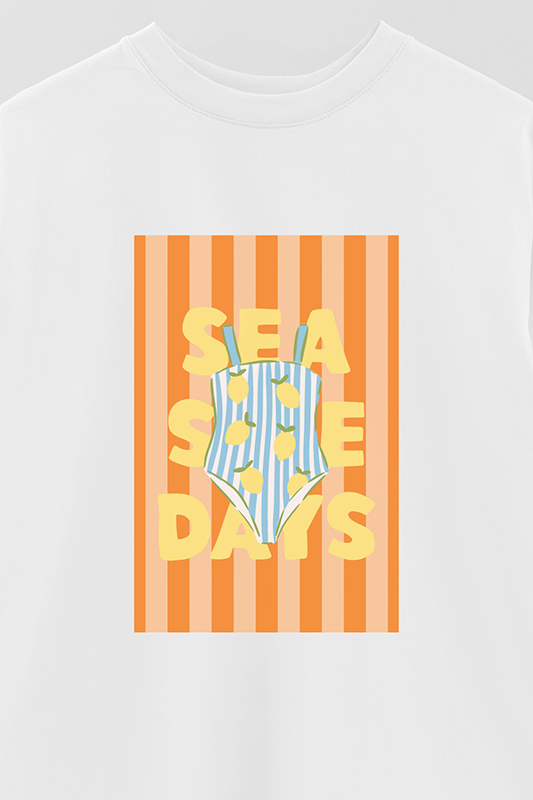 REMERA OVER ESTAMPADA ST SEASIDE DAYS