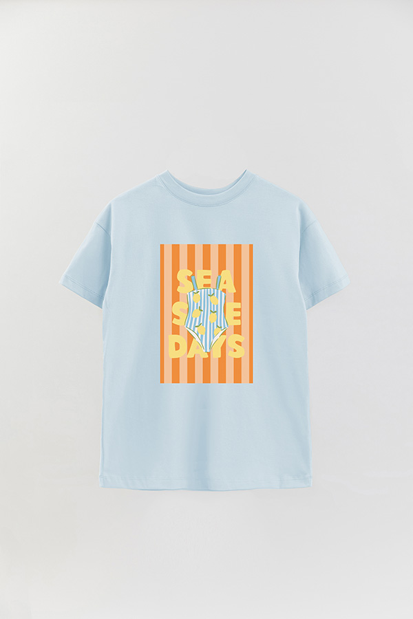 REMERA OVER ESTAMPADA ST SEASIDE DAYS