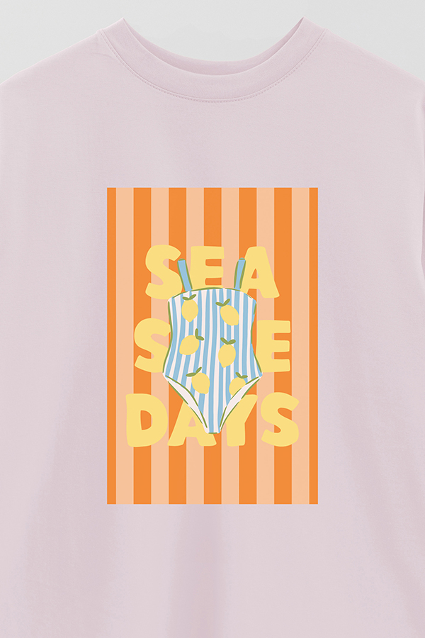 REMERA OVER ESTAMPADA ST SEASIDE DAYS
