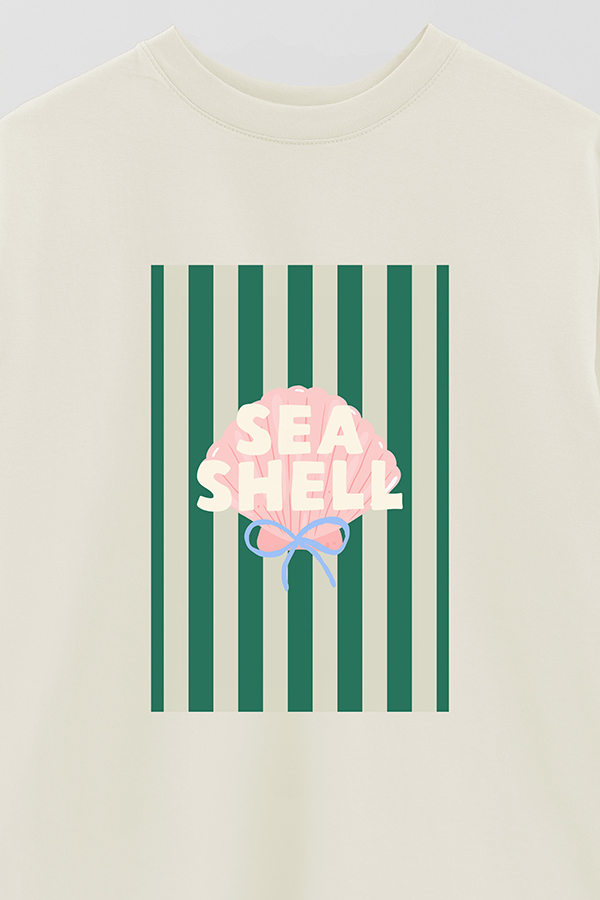 REMERA OVER ESTAMPADA ST SEA SHELL