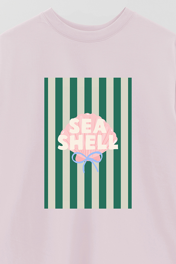 REMERA OVER ESTAMPADA ST SEA SHELL