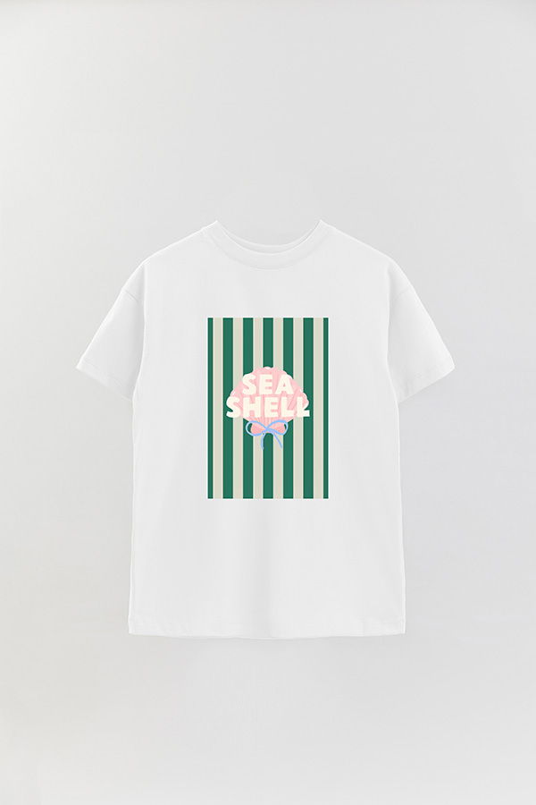 REMERA OVER ESTAMPADA ST SEA SHELL