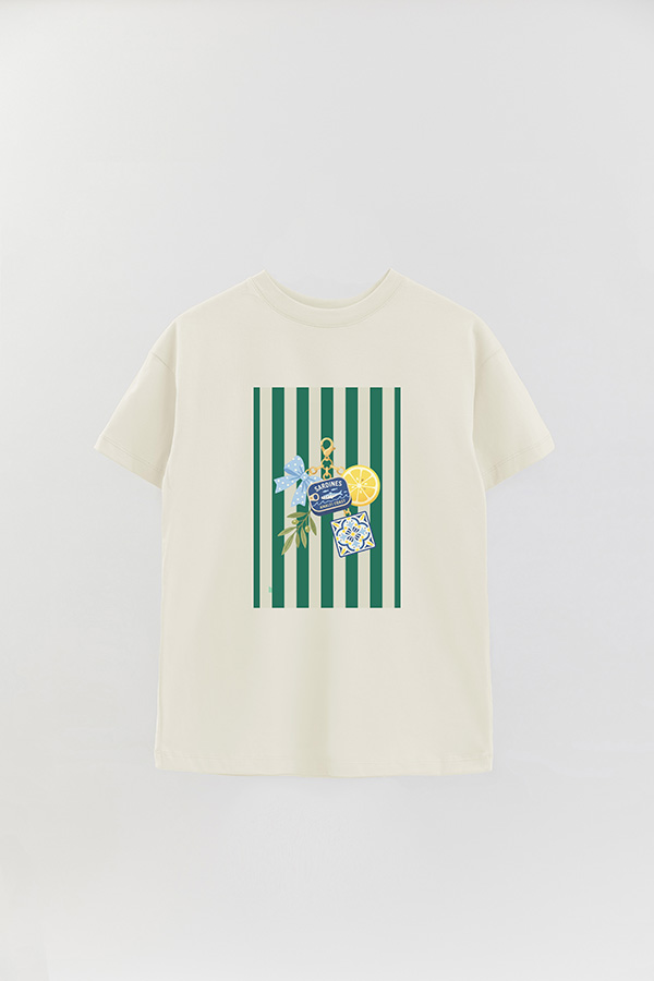 REMERA OVER ESTAMPADA ST SARDINES CHAIN
