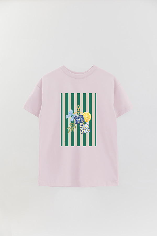 REMERA OVER ESTAMPADA ST SARDINES CHAIN