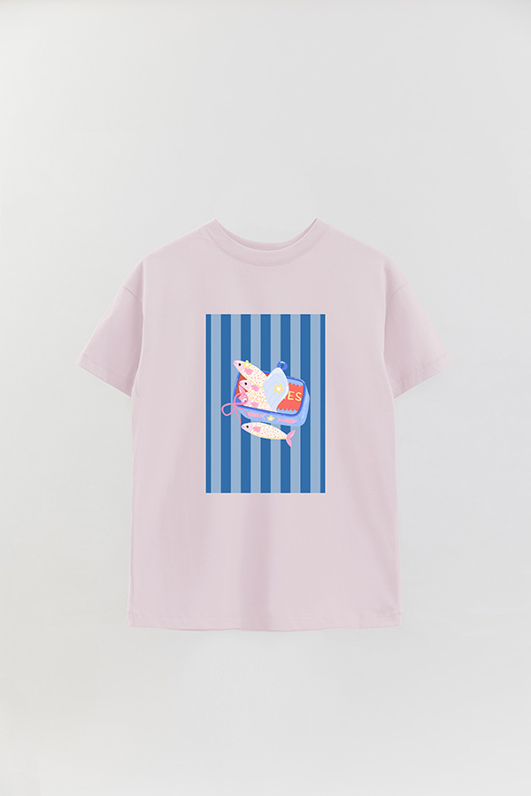 REMERA OVER ESTAMPADA ST SARDINES CAN