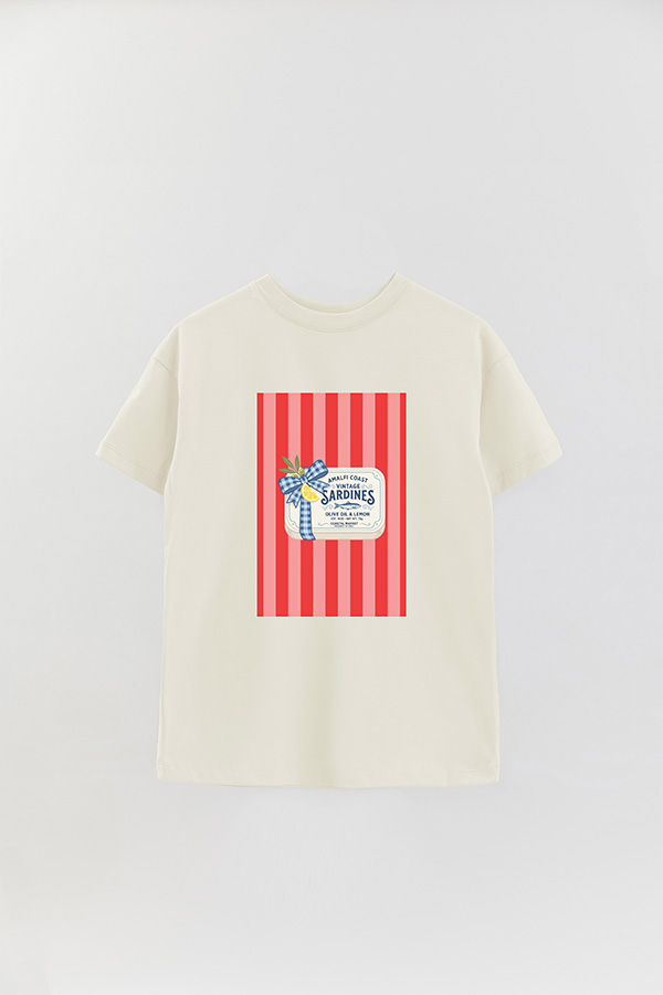 REMERA OVER ESTAMPADA ST SARDINES BOW