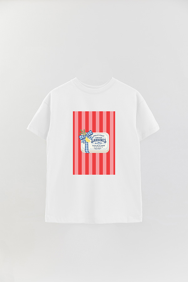 REMERA OVER ESTAMPADA ST SARDINES BOW