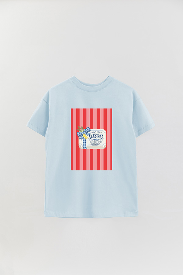 REMERA OVER ESTAMPADA ST SARDINES BOW
