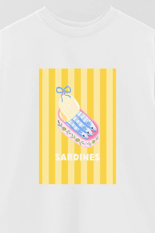 REMERA OVER ESTAMPADA ST SARDINES