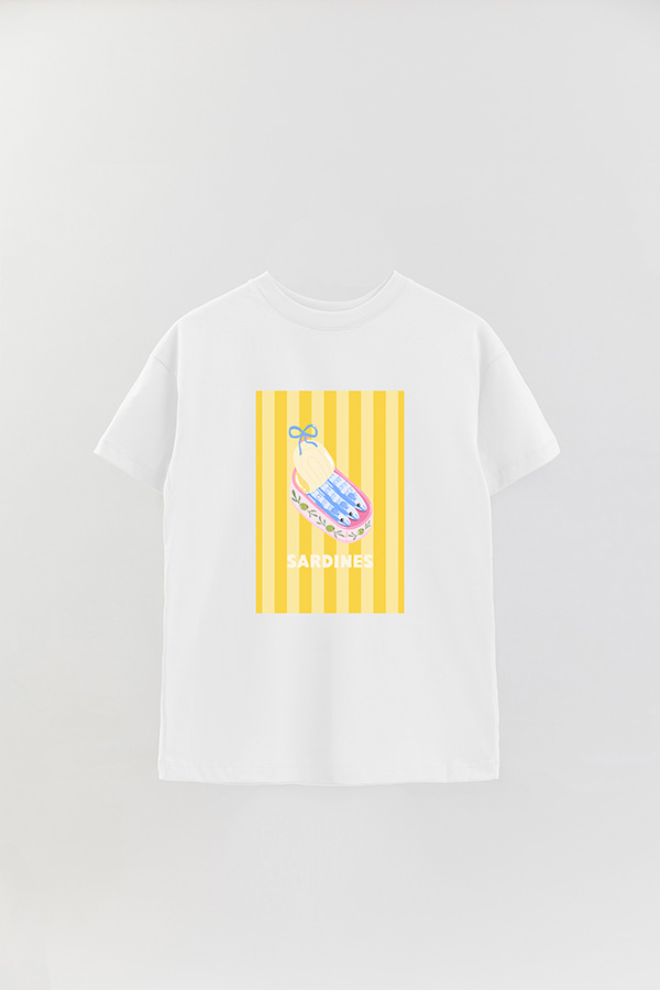 REMERA OVER ESTAMPADA ST SARDINES