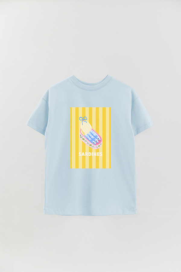 REMERA OVER ESTAMPADA ST SARDINES