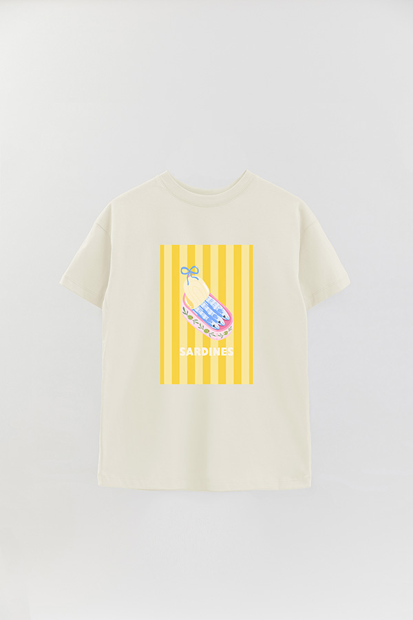 REMERA OVER ESTAMPADA ST SARDINES