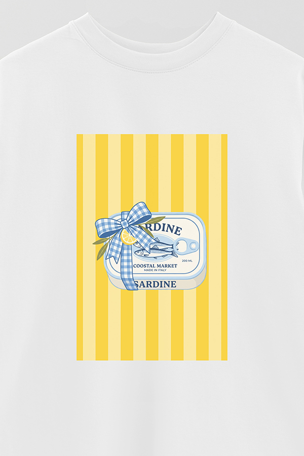 REMERA OVER ESTAMPADA ST SARDINE GIFT
