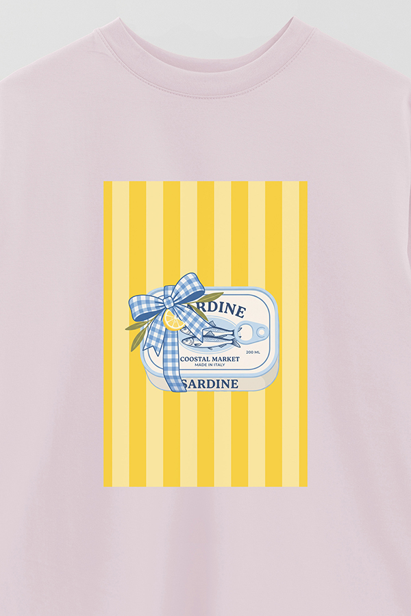 REMERA OVER ESTAMPADA ST SARDINE GIFT