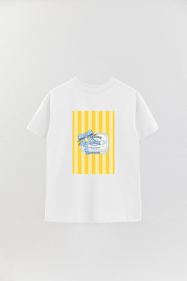 REMERA OVER ESTAMPADA ST SARDINE GIFT