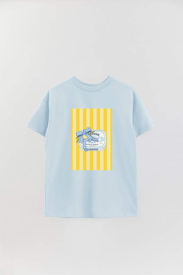 REMERA OVER ESTAMPADA ST SARDINE GIFT