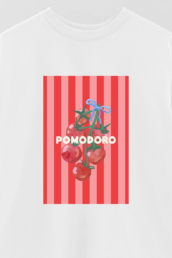 REMERA OVER ESTAMPADA ST POMODORO