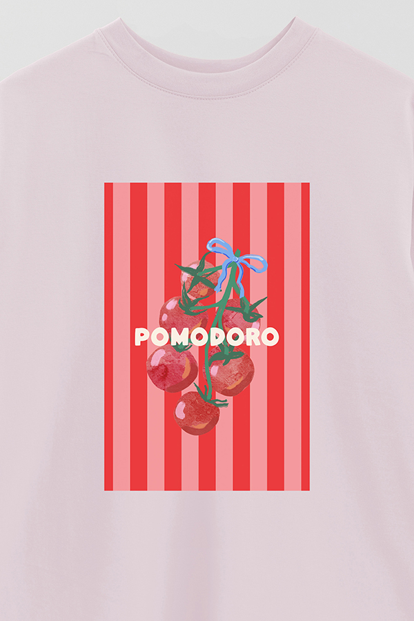 REMERA OVER ESTAMPADA ST POMODORO