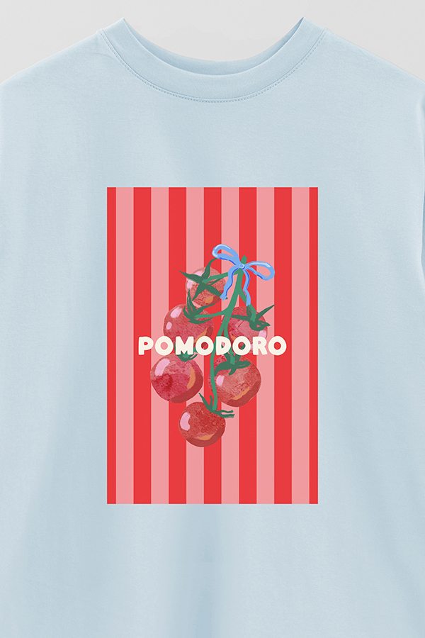 REMERA OVER ESTAMPADA ST POMODORO