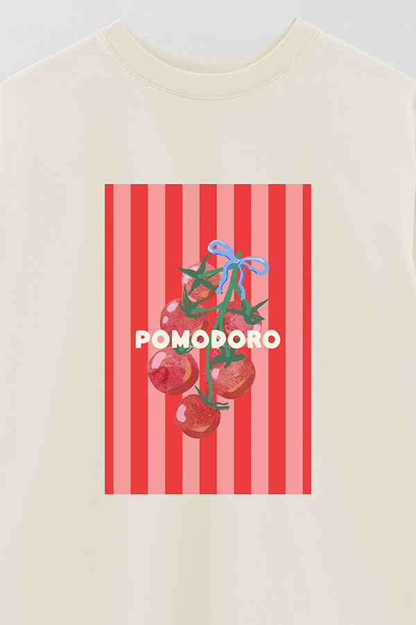 REMERA OVER ESTAMPADA ST POMODORO