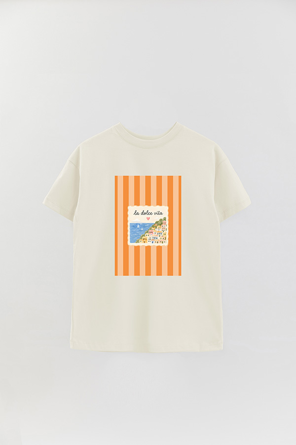 REMERA OVER ESTAMPADA ST DOLCE VITA