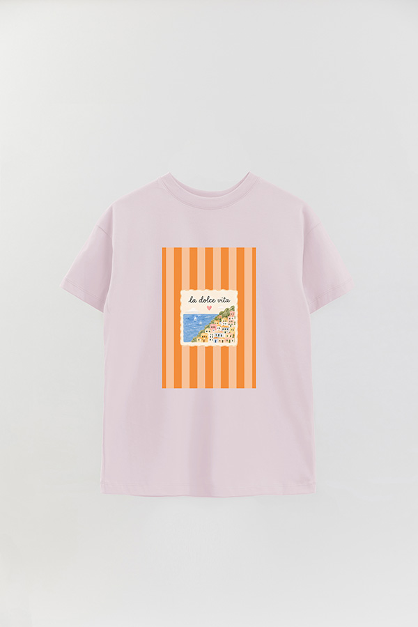 REMERA OVER ESTAMPADA ST DOLCE VITA