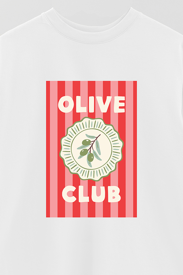 REMERA OVER ESTAMPADA ST OLIVE CLUB